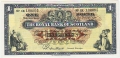 Royal Bank Of Scotland To 1967 1 Pound,  1. 9.1967